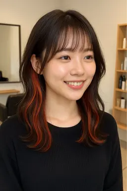 【インナーカラーしたい方におすすめ❤️‍🔥】カット＋インナーブリーチ＋oggi otto髪質改善トリートメント✨