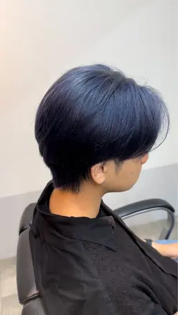 メンズカット+全頭ブリーチ+オンカラー