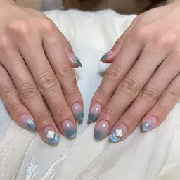 🍬大人気マグネットグラデーション🧲ベースあり🩵