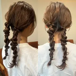 ニュアンス柔らかなナチュラルな【ヘアセット】が好評✨ブライダル経験を生かした骨格似合わせセットで1日崩れません😌