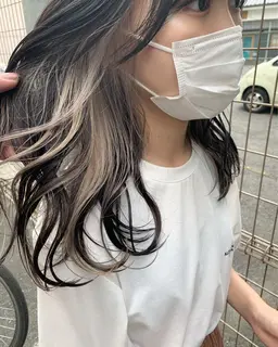 【U24学割🉐】イヤリングカラー (ブリーチ込)+ フルカラー + 5stepトリートメント