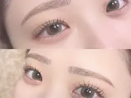 🌸SET割🌸【人気No.2/お得】眉毛パーマ wax付（メイクなし）＋まつ毛パーマ ¥10,000→7,300