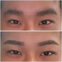 黄金比率眉(男女)