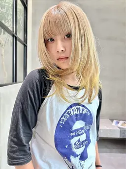 平日限定‼︎【ブリーチカラー】透明感ハイトーンカラー🌟