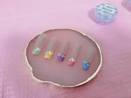 ジェルオフ有🩷フレンチ(クリアベース)
