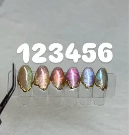 1​〜​6でお好きなマグネット一色お選びください🪄10本同デザイン(オフ無し)