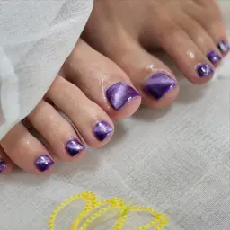 【フットネイルオフありオフ無し】❣️フットマグネット/フラッシュ¥8,000→¥5000