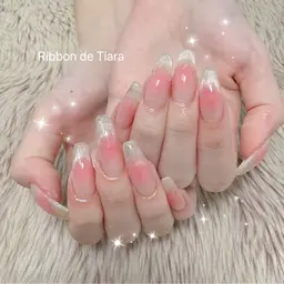 🩷チーク&マグネットフレンチネイル