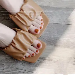 【オフ無料】FOOT⭐️ワンカラー➕甘皮ケア➕保湿オイル♪