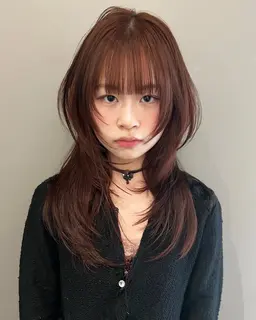 (人気no.1メニュー☘️)デザインカット+透明感カラー+トリートメント(ウルフカット/レイヤーカット/ボブ