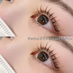 🌟【ミニモ限定】🌟まつ毛パーマモデル4000円→3500円❤️‍🔥 オフ有りの場合は別途料金あり