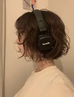 cut ＆ Digital perm  ꒰՞𖦹͈ ̫𖦹͈՞꒱