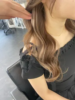 ［何本付ければ良いか分からない方向け］人毛100% シールエクステ1本 +毛先馴染ませカット付