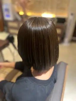 透明感カラー🤍🪄＋Aujuaトリートメント🎶