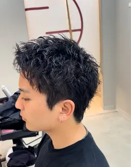 【10月限定メニュー‼️】メンズピンパーマ⚡️