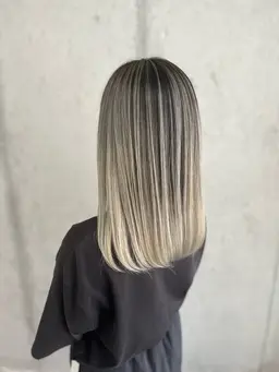 バレイヤージュ💖+カット💇🏼♀️