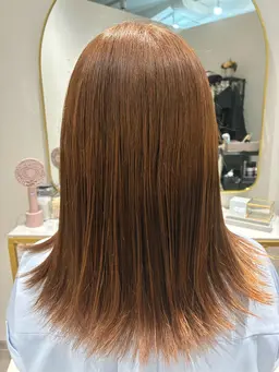 【夏のダメージ修復コース】　カット＋リタッチカラー＋髪質改善トリートメント（N.ケラリファイントリートメント）