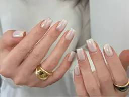 ❤️ チップミラー/オーロラワンカラー/フレンチ(クリアベース)¥9380❤️