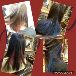 デザインインナーヘアカラー