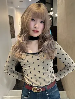 《 🍒人気No.1 ミニモ学割メニュー🍒 》カット＋ケアブリーチカラー＋cmcトリートメント