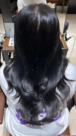 ⚠️テスト用モデル⚠️【☁️暗めワンカラー➕アフロートトリートメント☁️】