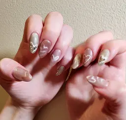 ハートマグネットネイル💅カラーはこちらの２色★オフ無し限定