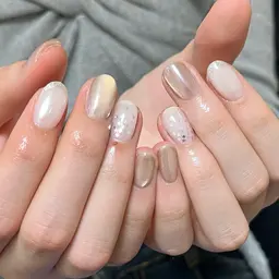 【新規オフ無料】シンプル十本デザイン♡持ち込み🆗