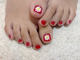 【フット】オフあり🌟親指アート💅🏻フットバス付き