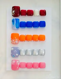 【定額】フットネイル（オフ込、フットバスあり）