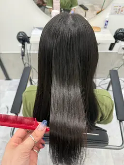 カット＋低温縮毛矯正