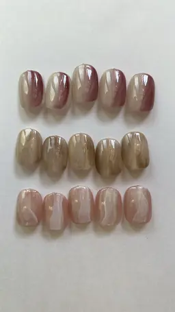 nuance art 10本course【オフなし】※シンプルアート凹凸ﾃﾞｻﾞｲﾝ不可
