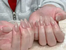 チップ長さだし+ワンカラー/ラメグラ(ソフトオフ込み)