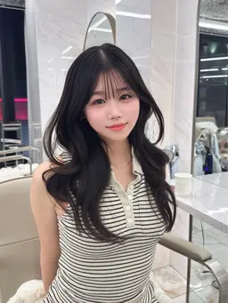 韓国レイヤーカット+トリートメント+撮影　※必ず補足を読んでください