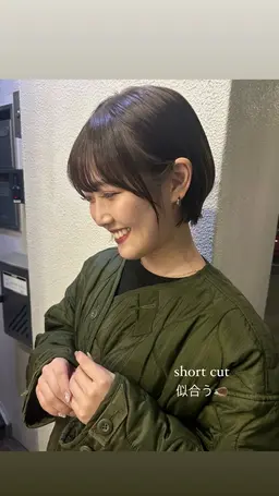 ショートカット+シャンプー