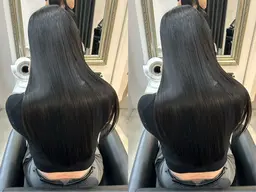 2回目以降【最高級艶髪𓏸𓈒𓂃🫧】 カット+髪質改善ストレート+カシミヤトリートメント