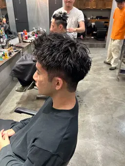 💈11月限定メンズカット＋パーマ(ニュアンスパーマ，ツイストスパイラル)💈※注意事項記載有り