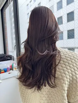 👑【ミニモ割】👑高発色ワンカラー➕プレミアム髪質改善トリートメント💖💖艶髪𓂃✨透明感カラー🫧 ͛.*