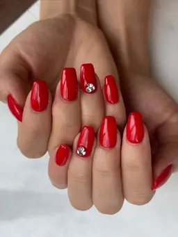 (オフあり)モニター様価格☆ワンカラー＋ Vカットビジュー2本