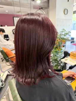 【透明感&ツヤ感✨️】アディクシーカラー+リペアTR