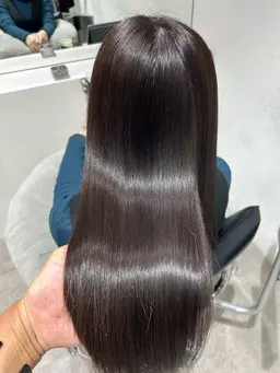 カット+縮毛矯正+髪質改善ULTOWAトリートメント+マイクロバブル(胸下+1000円)