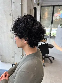 カット✂︎＋メンズパーマ🌀