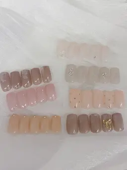 シンプル派♡定額デザイン（オフケア込み❤️）※カラー変更・パーツ位置変更🆗