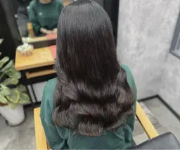 【コテ巻き風】デジタルパーマ+カット+トリートメント【平日限定特別メニュー✨️】