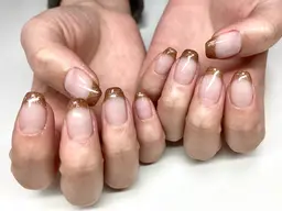 【HAND】オフ込み《ベースカラー有》▼カラーグラデーション▼フレンチ