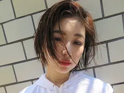 カット縮毛矯正＜クセ毛がナチュラル仕上がり）＞ やわらかデザインストレート＋カット