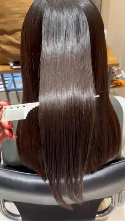 (ミニモ限定クーポン)✨Premium艶髪ストレート(縮毛矯正)+カット+マイクロバブルクレンジング ＋トリートメント✨