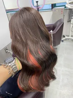 インナーブリーチ+カラー+トリートメント