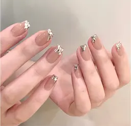💅【新規ソフトジェルオフ無料】🌸ガラスフレンチorミラーフレンチ🌸