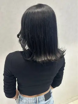 ブリーチなしブルーブラックカラー💎🖤(トリートメントサービス)