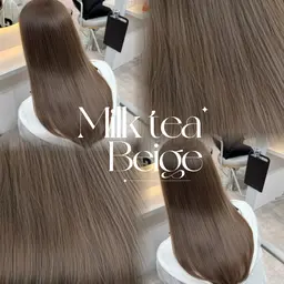 【ブリーチ無し◎】カット+ブリーチ無しWカラー+リペアトリートメント🎀🪽